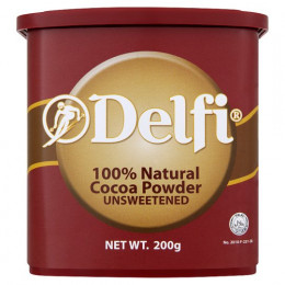 Delfi 100% Natural Unsweetened Cocoa Powder 200g