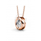 KRYSTAL COUTURE Millionaire Circle Necklace Embellished with Swarovski® crystals