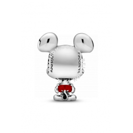 PANDORA  Disney Mickey sterling silver charm with red and black enamel