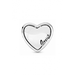 Pandora Logo Yes! Heart Charm