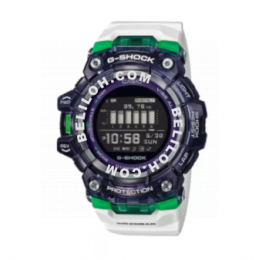 Casio G-Shock Bluetooth® GBD-100 Line Up White Resin Band Watch GBD100SM-1A7 GBD-100SM-1A7 (Watch for Man)