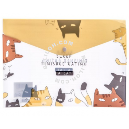 Plastic Envelope Holder Cat (A4)