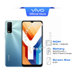 vivo Y20s (8GB RAM+128GB ROM) | 5000mAh Battery| 18W Fast Charging | Side Fingerprint