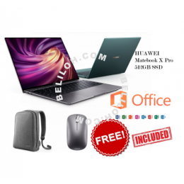 [Ready Stock] HUAWEI MateBook X Pro i7 2020 + FREE HUAWEI WIRELESS MOUSE + FREE BACKPACK (i7/16GB/1TB SSD/MX250)