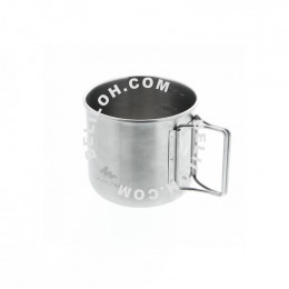 Stainless-steel hiker's camping mug mh150 (0.4 litre)