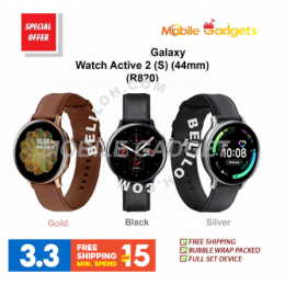 Samsung Galaxy Watch Active 2 Wifi Version *R820 (44mm) *R830 (40mm) Stainless Steel* Smartwatch