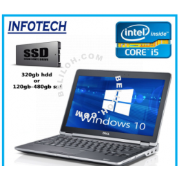 ( Slim , Hdmi ) Dell intel core i5 / 8GB or 4GB RAM / 320GB HDD or 480GB SSD / w10pro / hdmi laptop notebook i7 i3
