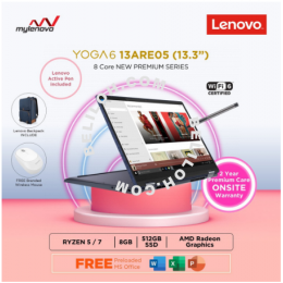 Lenovo Yoga 6 13ARE05 Ryzen 7 4700U 8GB 512GB SSD AMD