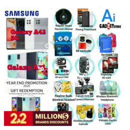Samsung Galaxy A71(8GB RAM 128GB)Free Gifts Original Samsung Malaysia