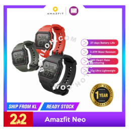 (NEW ARRIVAL) Amazfit Neo Fitness Smartwatch - Global Version (1 Year Warranty)