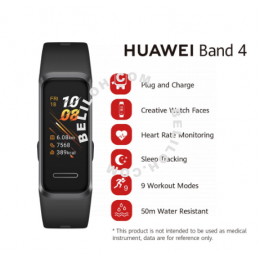 Original Huawei Band 4 Smart Band Blood Oxygen Tracker Smart Watch Heart Rate Health Monitor New Watch Faces USB plug Ch
