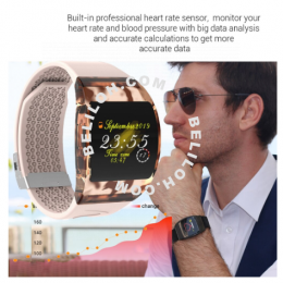P63 Fitness Tracker Smart Watch Bracelet Women Blood Pressure Heart rate Monitor Health Wristband Couple Watch Transparent Dial