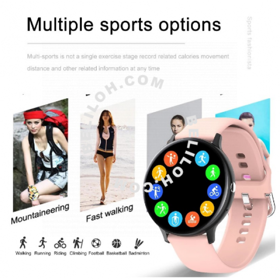 Women Bluetooth Phone Smart Watch Women Waterproof Sports Fitness Watch Health Tracker Music Player